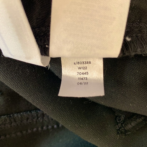 Loft Coated High Rise Skinny Jeans In Black Women’s size 25 or 0 - Picture 10 of 11